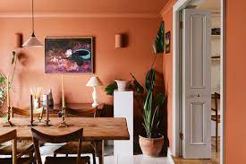 Terracotta Dining Room In East London