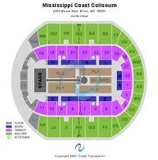 Mississippi Coast Coliseum Tickets And Mississippi Coast