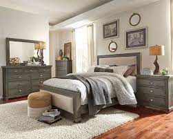 Willow Distressed Dark Gray Upholstered