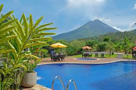 Arenal is the perfect place to try your hand at many different things including rafting, sky treks, horseback riding, kayaking, hiking, and of course have an indulgent soak in the natural hot springs. Arenal Hotels Costa Rica Volcano View Hotel