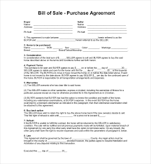 Free 7 Sample Horse Bill Of Sale Forms In Pdf Word