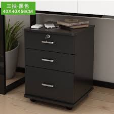 office wooden file cabinet with lock