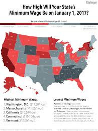 How High Will Your States Minimum Wage Be In 2017