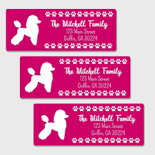 Sold adhesive stickers labels self adhesive 21 or 65 per sheet stickers. Poodle 2 A4 Sheets 21 Labels Per Sheet 42 Self Adhesive Stickers Apricot Or Black Dog Personalised Christmas Return Address Labels Paper Paper Party Supplies