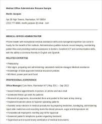 Medical Resume  Medical Office Manager Resume Example Office
