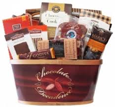 chocolate gift baskets in canada free