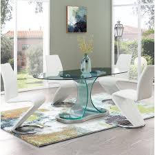 Oval Glass Dining Table With Curved