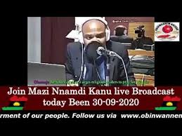 Maybe you would like to learn more about one of these? Mazi Nnamdi Kanu Live Broadcast Today 30th September 2020 On Radio Biafra Biafraexit Youtube