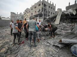 Israeli Strikes Demolish Entire Gaza