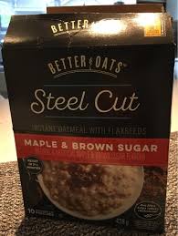 Start tasting the oatmeal around the 20 minute mark. Steel Cut Instant Oatmeal With Flaxseeds Maple And Brown Sugar