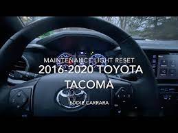 2016 2020 toyota tacoma maintenance
