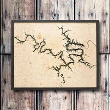 the ozarks map 3d wood map wall art