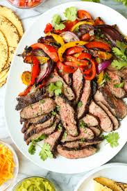 easy steak fajitas delicious