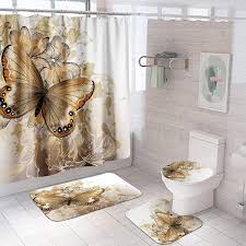 shower curtain sets with rugs