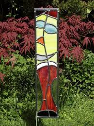 Stained Glass Garden Art Panels