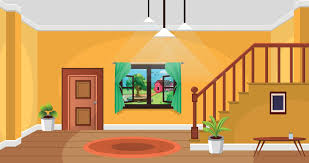 home interior vector art icons and