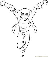 ben 10 alien force coloring page for
