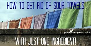 how to get rid of sour towels with just
