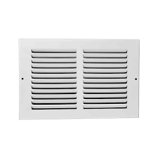 White Flat Return Air Steel Grille