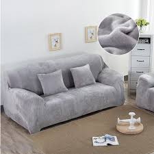 velvet l shaped sofa cover for