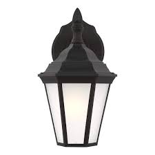 Light Black Outdoor Wall Lantern 89937