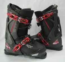 Details About Men S Apex Mc1 Single Boa 2 Buckle Demo Ski Boots Size 26 8 Us Black Red