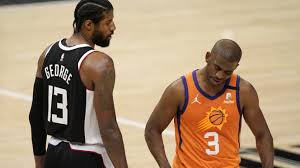 Christopher emmanuel paul, nicknamed cp3, is an american professional basketball player for the phoenix suns of the national basketball as. Paul George Leads Clippers Over Phoenix Suns And Newly Returned Chris Paul 106 92 In Game 3 Ktla