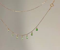 semi precious stone necklace bracelet