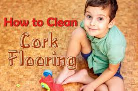 how to clean cork flooring household