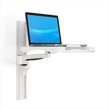 wall mounted laptop station with swivel