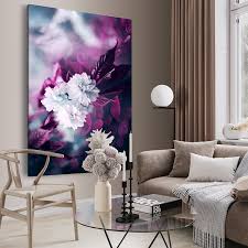 Photo Art Purple And White