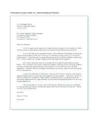 Education Administrator Cover Letter