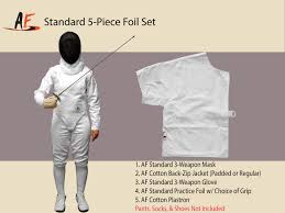 Standard 5 Piece Practice Epee Set