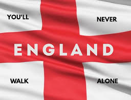 George's cross — red cross on a white ground), the flag of the. England Flag Banner Soccer Fans Template Postermywall