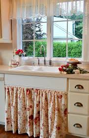 Hiding a sink that's in the bedroom. Easy To Open Kitchen Sink Skirt Exquisitely Unremarkable