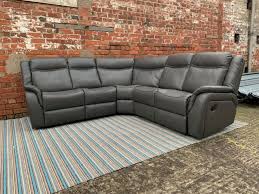 ohio leather corner sofa 2c2 grey