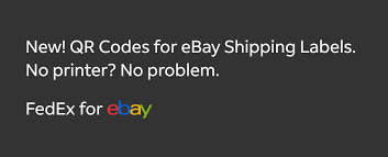 ebay qr shipping labels with fedex