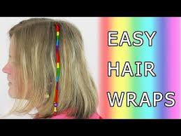 hair wrap tutorial and care information