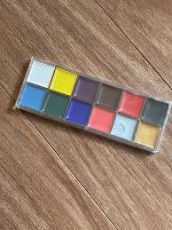 12 colour flash palette face paint