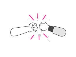 Fist Bump Animation by Lumegraph on Dribbble