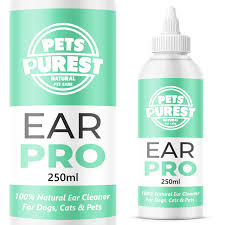 Hydrogen peroxide dog ear cleaning solution. Pets Purest Dog Ear Cleaner Uk Vet Recommended Ear Drops For Dogs To Stop Head Shaking Itchy Ears And Smelly Wax 100 Natural Anti Viral Anti Fungal Cleaning Solution 250ml