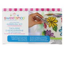The master airbrush cake decorating kit comes with everything you need to make professional designs without less mess. Shop For The Sweetshop Decorating Airbrush Kit At Michaels