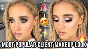 most requested client glam makeup