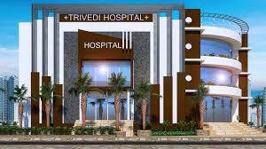 hospital building elevation designing