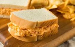 What do you eat with pimento cheese sandwiches?