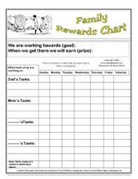 Family Chore Chart Chore Chart Kids Printable Reward