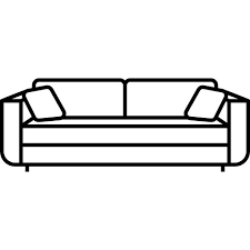 Stylish And Comfortable Sofa Free Icons