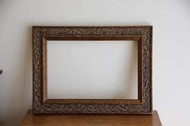 gold wood painting frame france 1950s