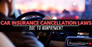 car insurance cancellation for non