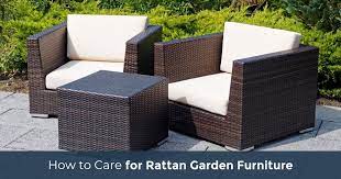 How To Care For Rattan Garden Furniture